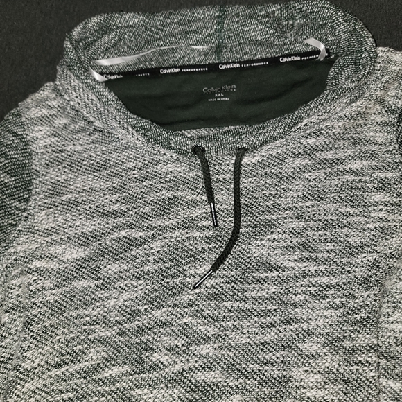 Calvin Klein Cowl Neck Criss-Cross Sweater - XXL - Green/White - Picture 6 of 8